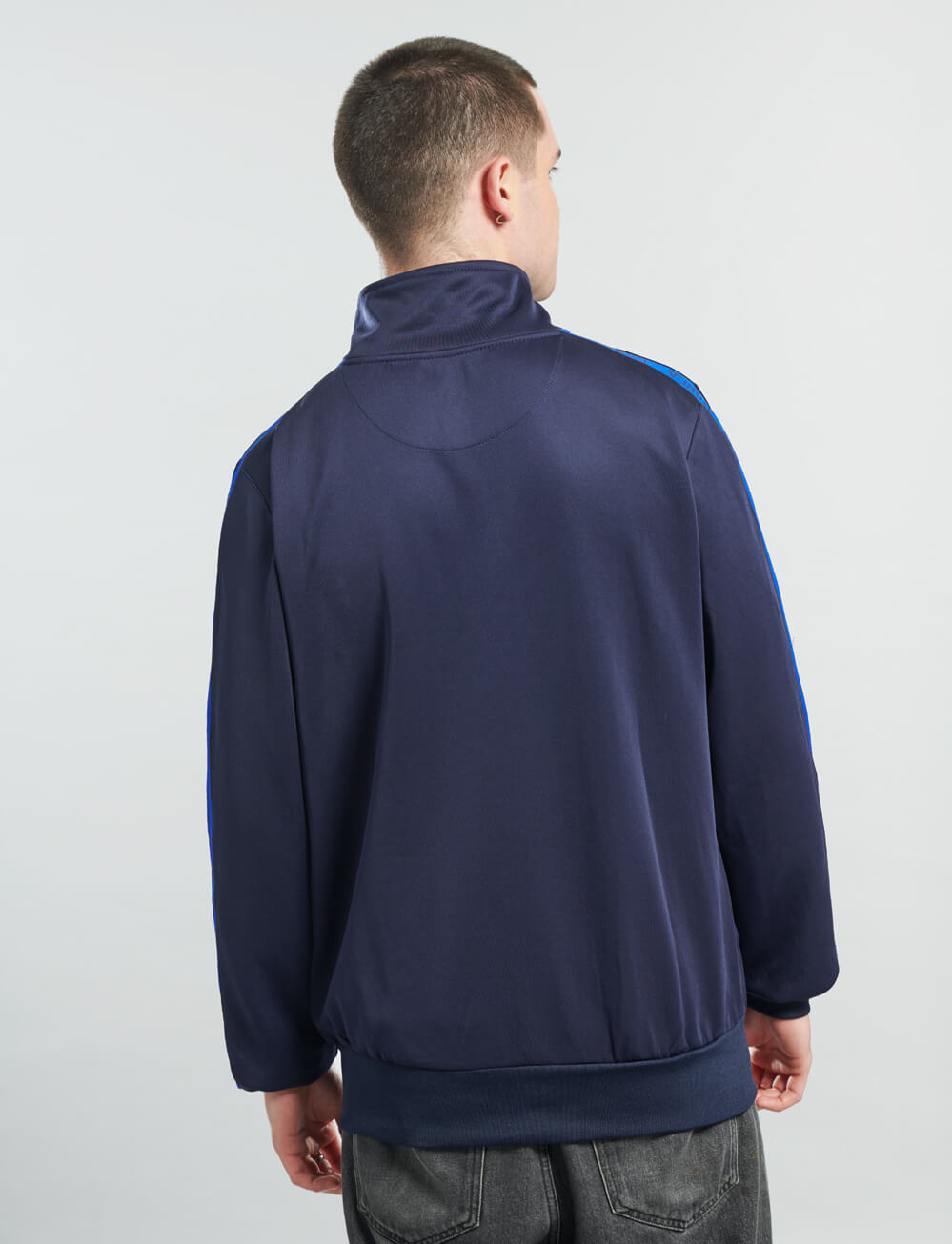 Official FC Barcelona Track Jacket - Navy - The World Football Store