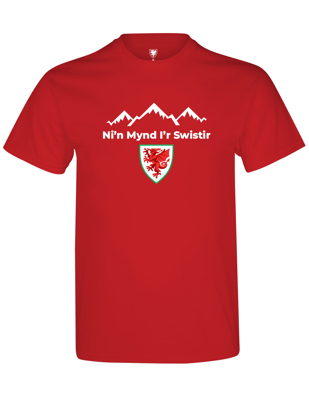 Official Team Wales Mountain T-Shirt - Red - The World Football Store