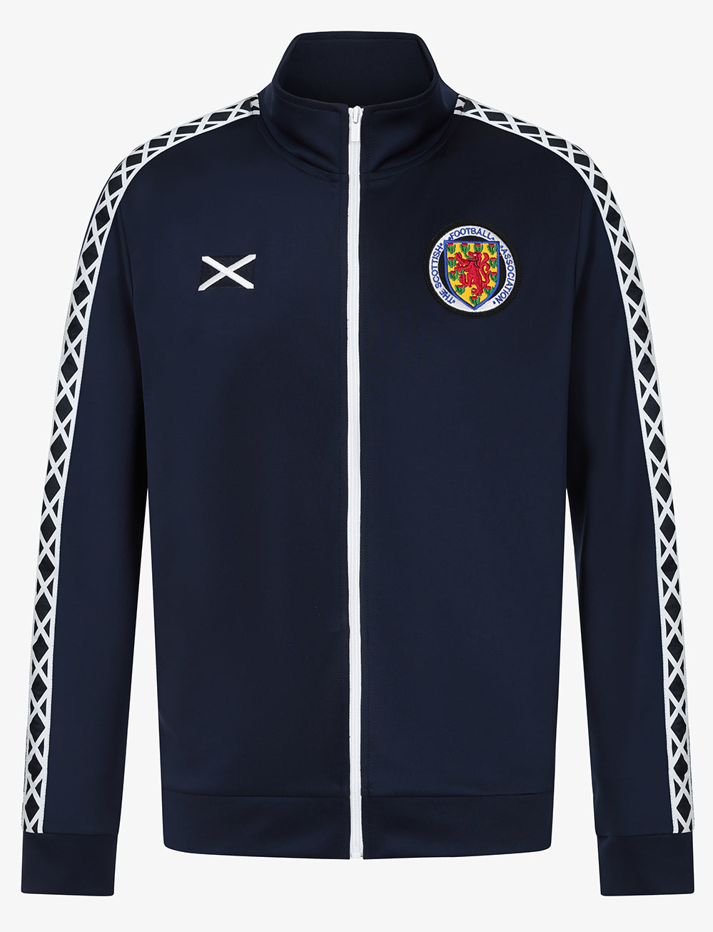 Official Team Scotland Taped Track Top - Navy - The World Football Store