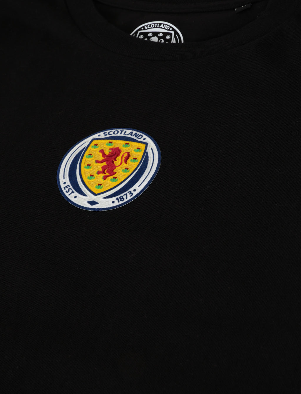 Official Team Scotland Crest T-Shirt - Black