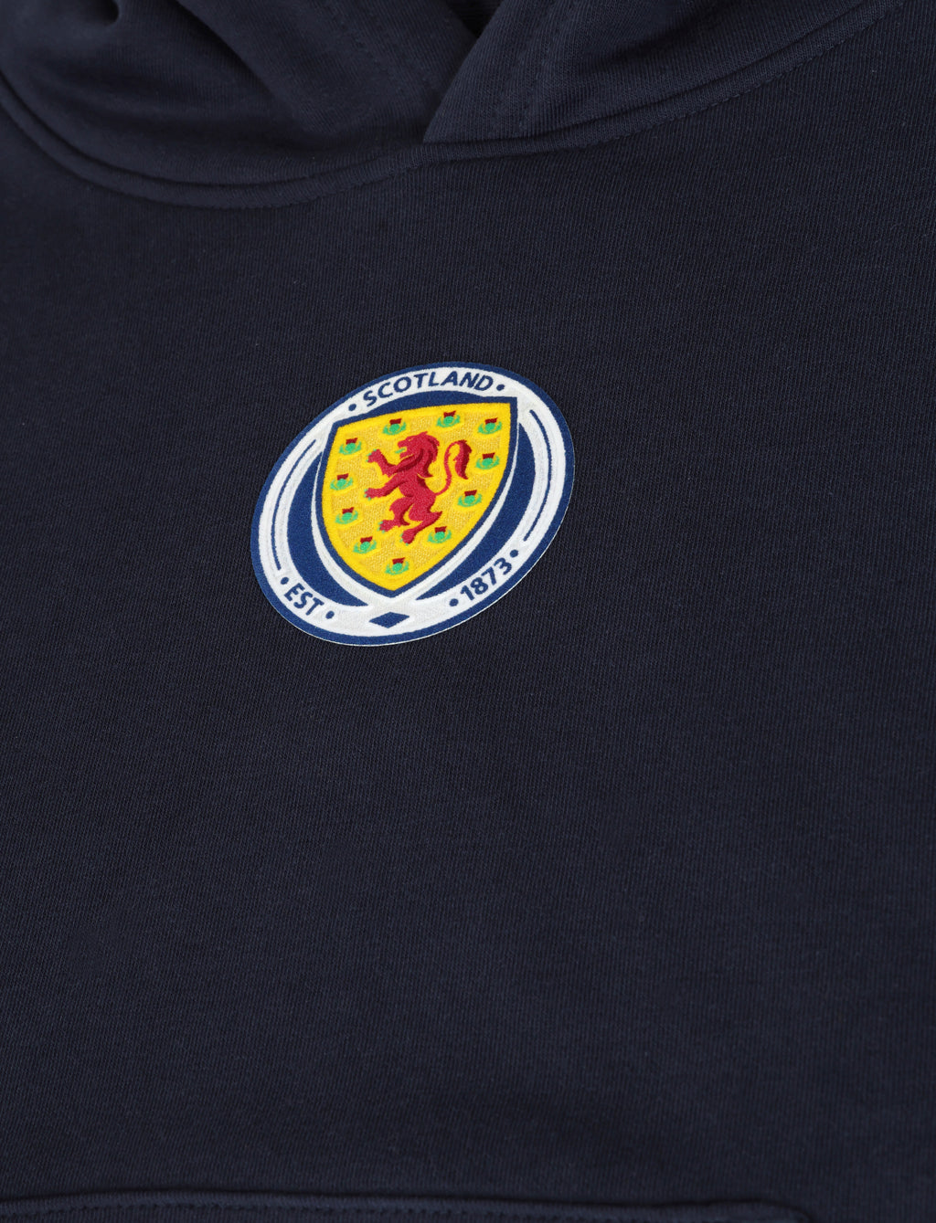 Official Team Scotland Kids Crest Hoodie - Navy