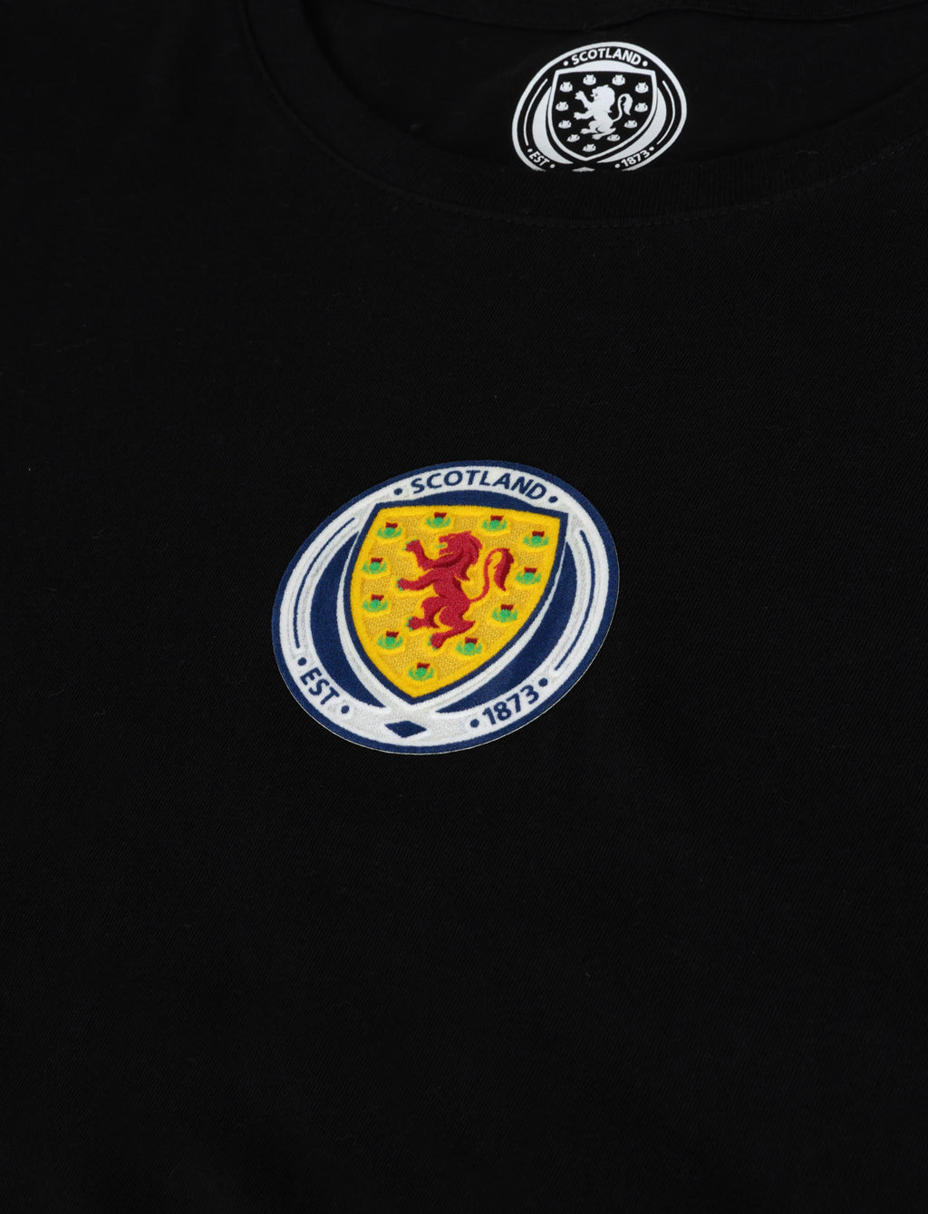 Official Team Scotland Women's Crest T-Shirt - Black