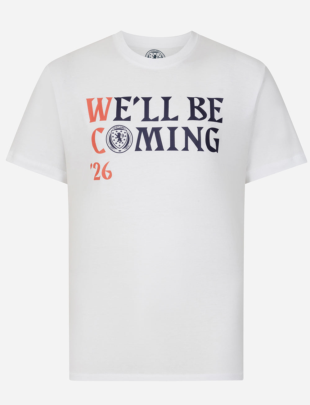 Official Team Scotland 'We'll be Coming' Qualification T-Shirt - The World Football Store