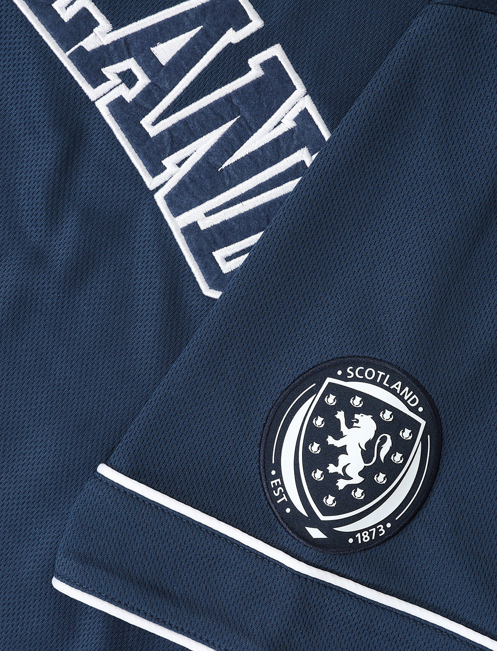Team Scotland Baseball Jersey - Navy - The World Football Store