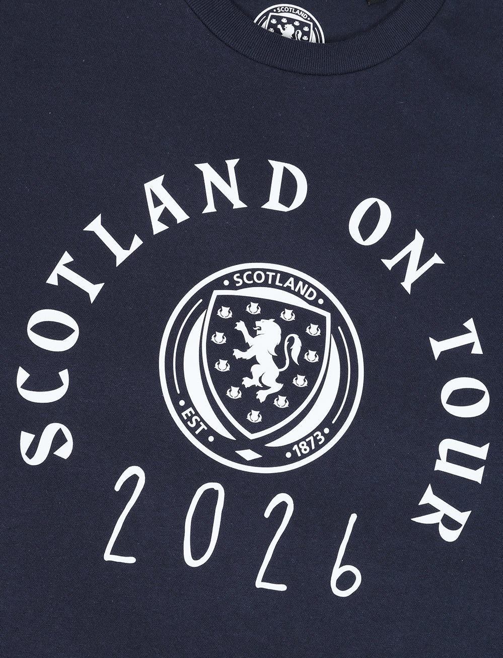 Official Team Scotland 'On Tour 2026' T-Shirt - Navy - The World Football Store