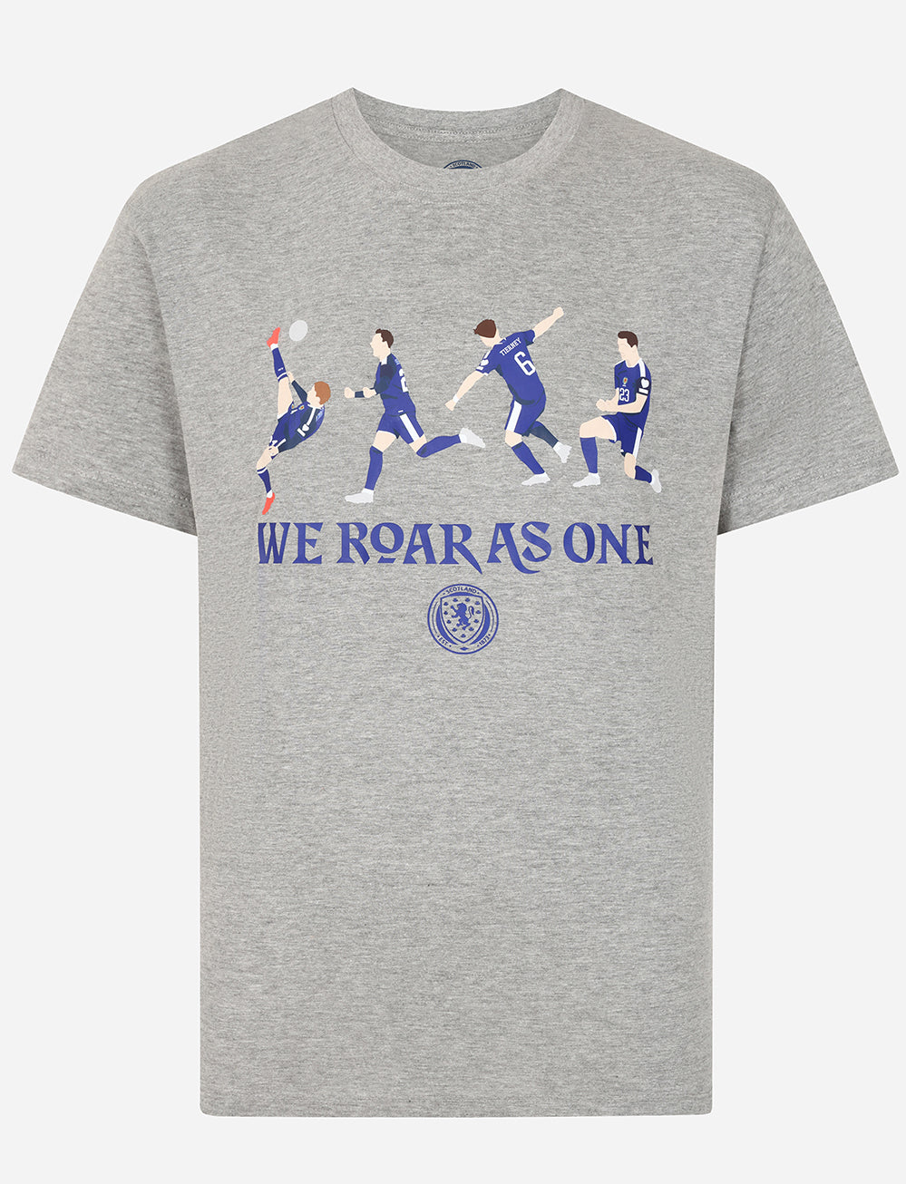Official Team Scotland 'Roar as One' - Grey Marl - The World Football Store