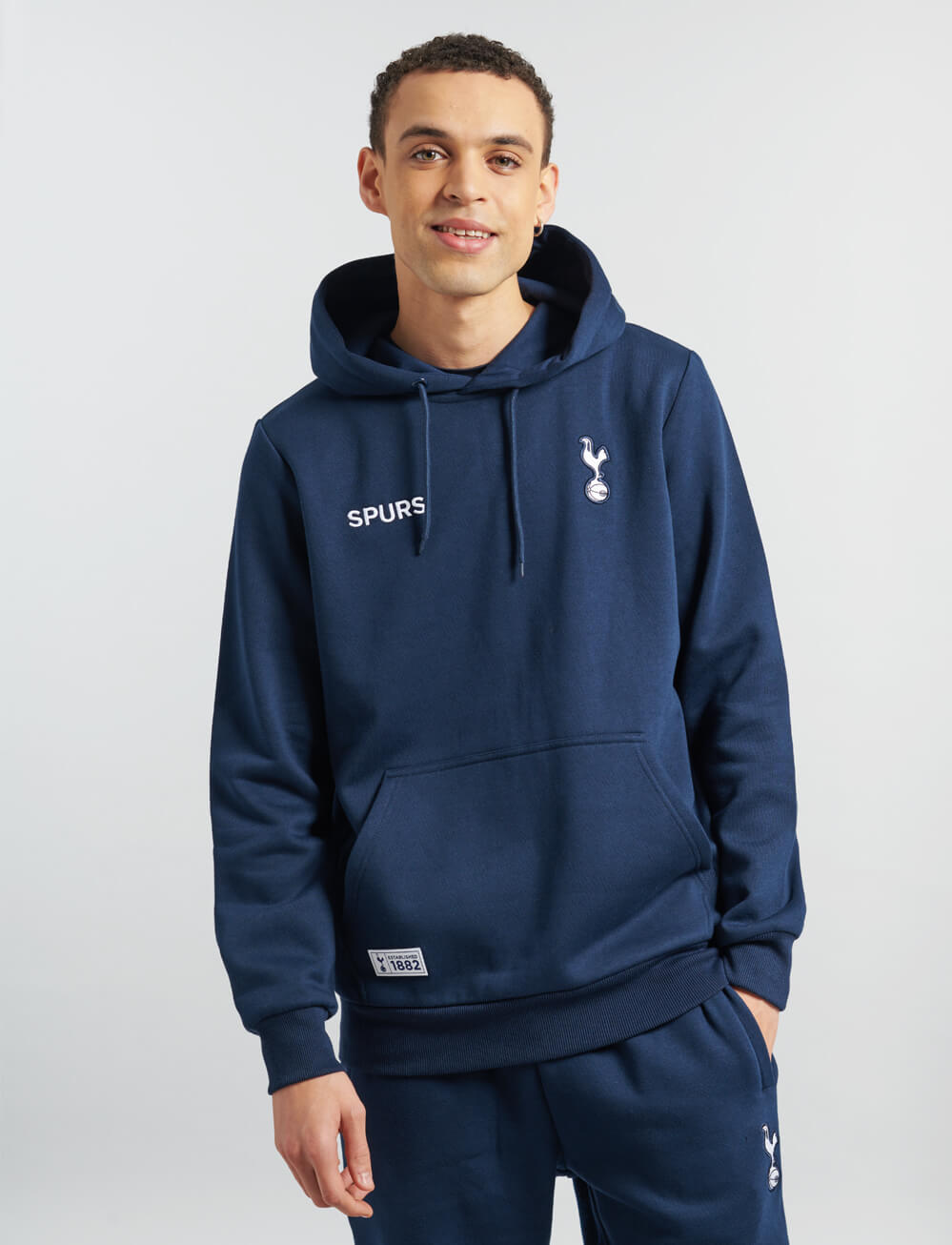 Official Tottenham Logo Hoodie - Navy - The World Football Store