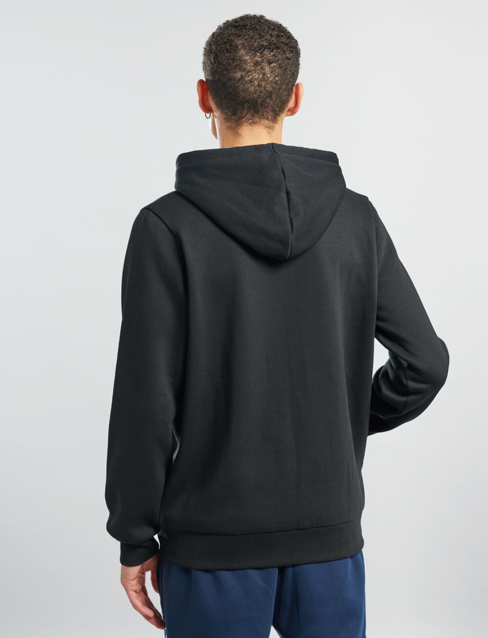 Official Tottenham Full Zip Hoodie - Black - The World Football Store