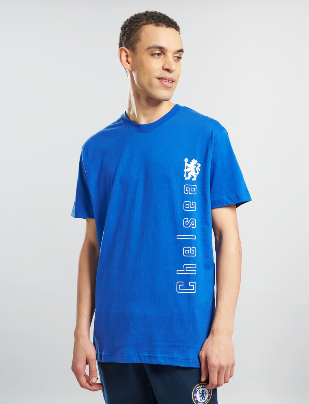 Official Chelsea Graphic T-Shirt - Royal Blue - The World Football Store