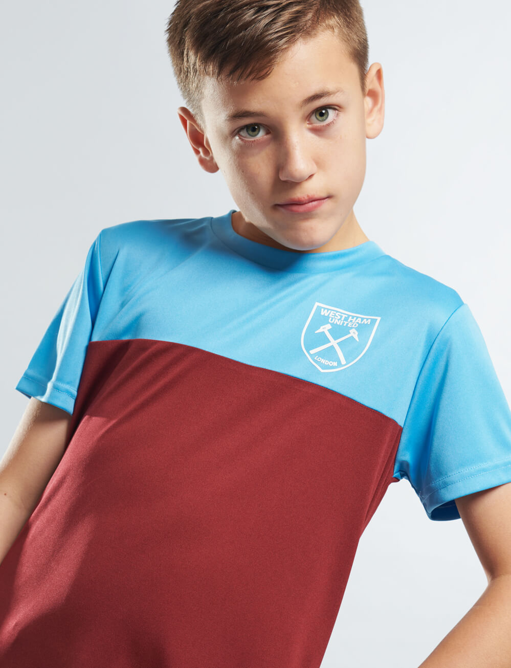 Official West Ham United Kids T-Shirt - Blue - The World Football Store