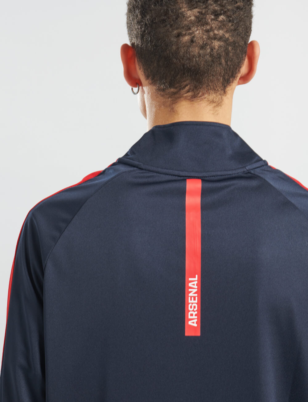 Official Arsenal 1/4 Zip Track Top - Navy - The World Football Store