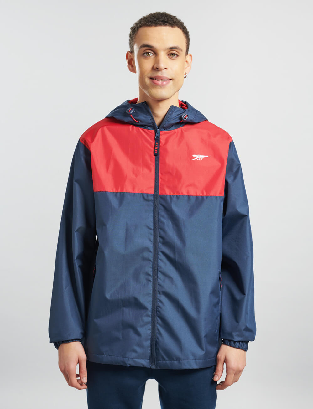 Official Arsenal Shower Jacket - Navy - The World Football Store