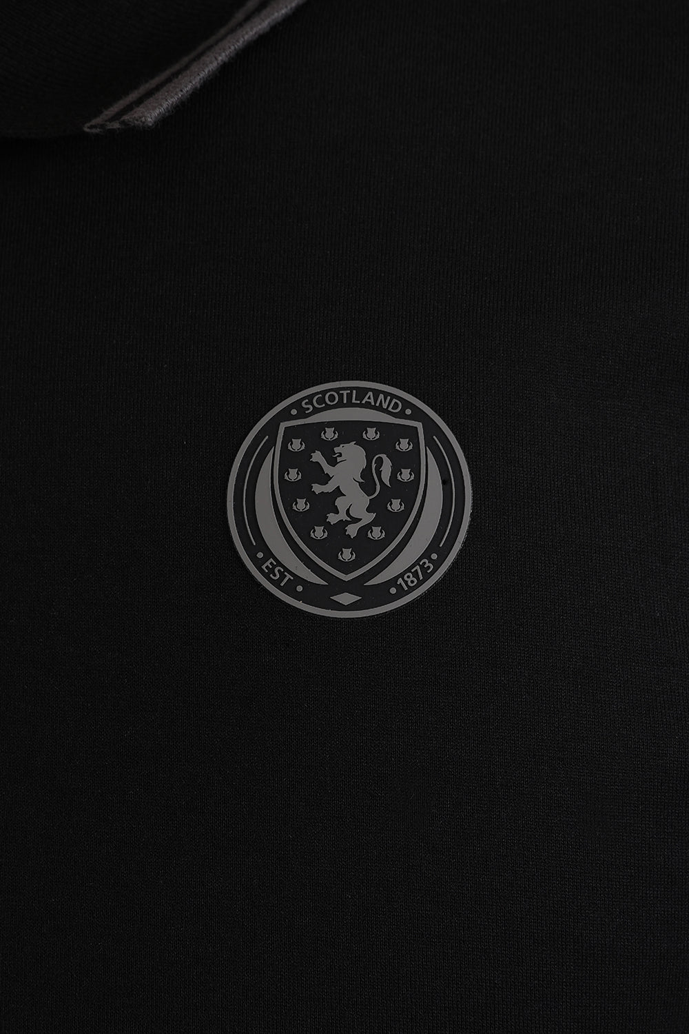 Official Limited Edition Scotland Polo Shirt - Black - The World Football Store